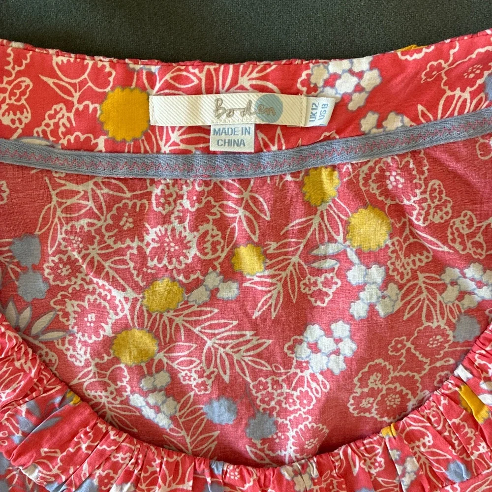 Biden ditzy floral cotton sleeveless top 8 M - Picture 2 of 8